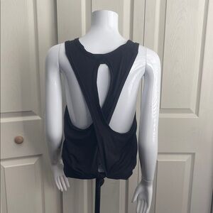 Alala Flyback  tie back  Luxury Athleisure Workout tank Top.  CONT E